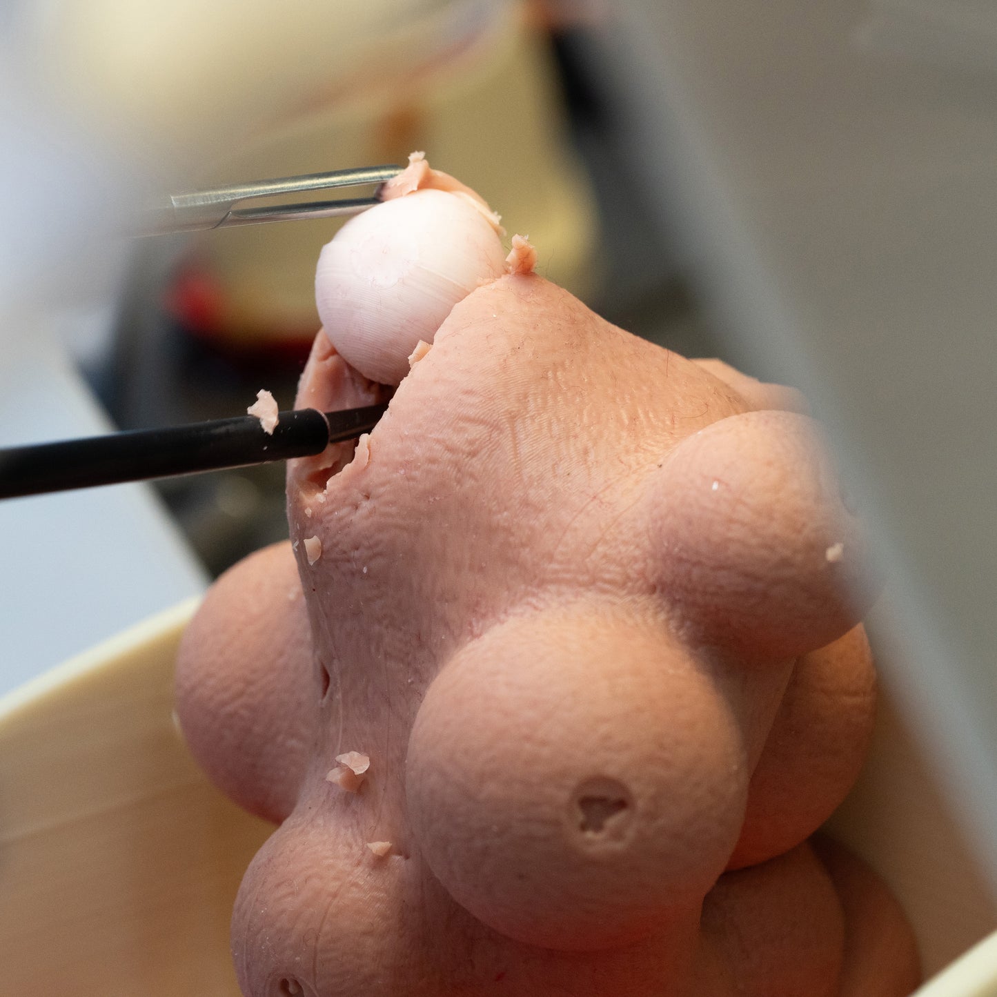 Gynecology training - Myomectomy Simulator